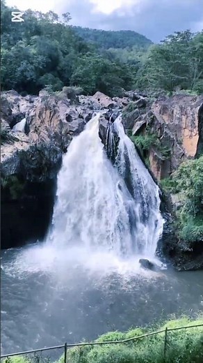 Heaven Falls in Nature | Relaxing Waterfall Slow Motion 🌊✨