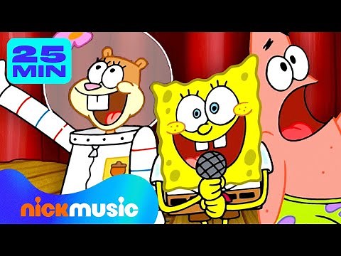 25 Minutes of SpongeBob's NEWEST Songs! 🧽🎶 | Nick Music