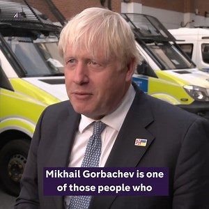 17K views · 528 reactions | "Moscow is intent on undoing the good that Mikhail Gorbachev did." Boris Johnson pays tribute to Mikhail Gorbachev, the last leader of the Soviet Union who has died at 91, saying he would consider Vladimir Putin's invasion of Ukraine "unthinkable... and irrational." | Channel 4 News | Facebook