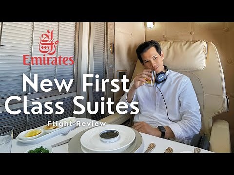 CAVIAR? FOR BREAKFAST?! | Emirates New ‘Game Changer’ First Class Suite FLIGHT REVIEW