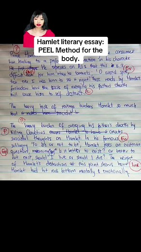 Analyzing Hamlet: PEEL Method for Grade 12 Literary Essays