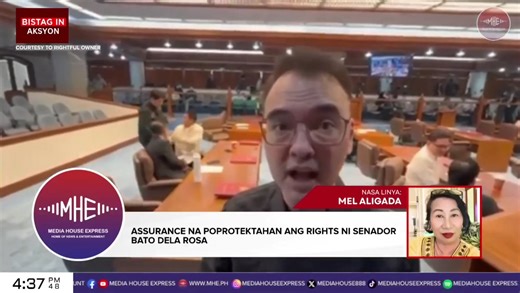Assurance na poprotektahan ang rights ni Senator Ronald Bato Dela Rosa | Hello News Channel