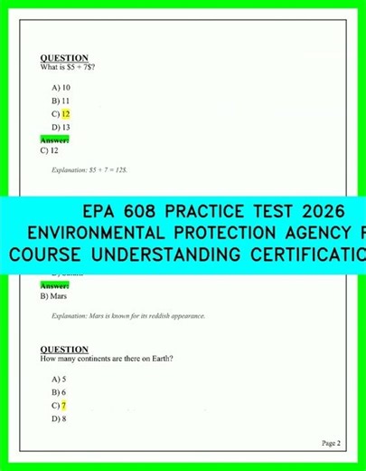 EPA 608 Certification 2026 | Full Course and Section 608 Practice Test Guide