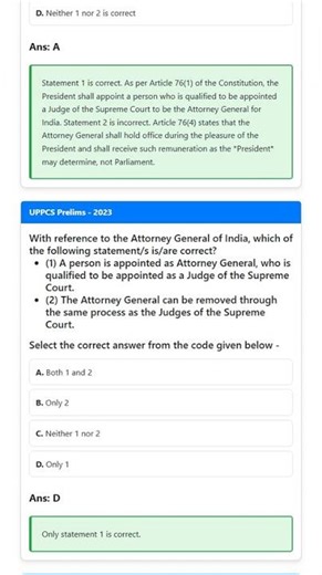Appointment, Qualifications, and Tenure of Attorney General