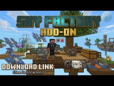 Sky Factory Add-on for Minecraft PE! | Download Link in comment section