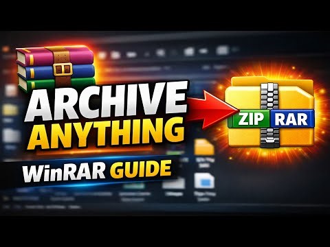 How to Use WinRAR to Archive ANY File (Beginner Step-by-Step Guide)