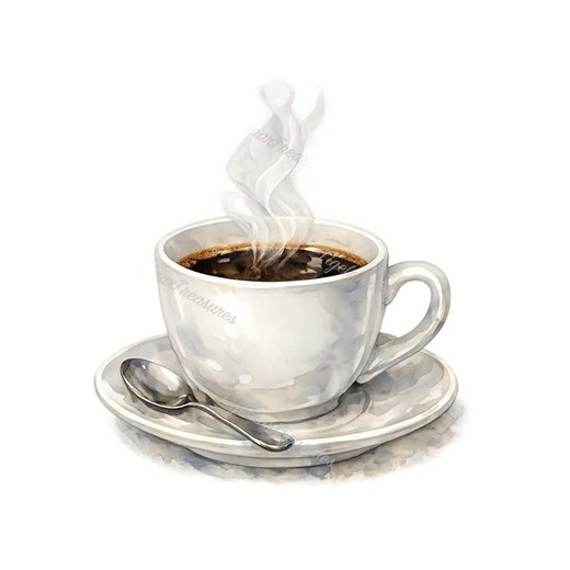 19 Coffee Vibes Clipart – Cozy Watercolor Collection of 20 Pngs, Scrapbooking, Journals, and Printable Art, Transparent Background - Etsy