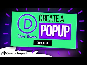 How to create a clickable POPUP IN DIVI website (a Divi Theme Popup Box)