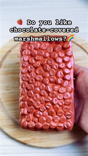 🍓 Raspberry chocolate with marshmallows🌈🤤 #chocolate #raspberrypi #marshmello