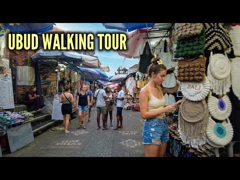 Ubud Bali Walking Tour | Main Street, Art Market & Tourist Area
