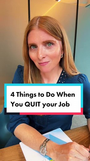 4 Things to Do When You Quit Your Job