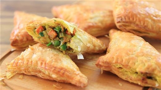 Easy Vegetable Curry Puffs Recipe