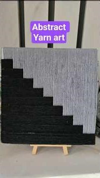 Abstract yarn art #shortsfeed #youtubeshorts #shorts