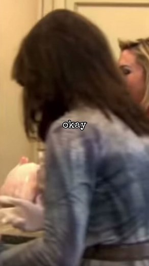 Adrienne washing the chicken with soap 💀 #rhobh | adrienne