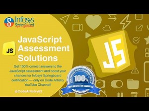 Crack the JavaScript Assessment with 100% Accuracy—Unlock Your Infosys Internship Certificate Today!