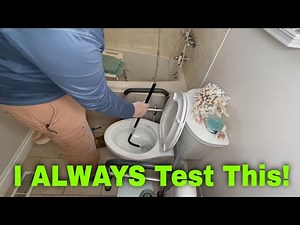 When Unclogging A Toilet I Always Do This Test! (Plumbers Must-Know Trick)