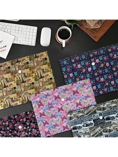 Thick PP Snap Closure File Folder, A4 Clear Document Organizer Bag, Anti-Drop Meeting File Holder, Office/Study Data Storage Pouch, Project Negotiation File Management Clip, Student/Home/Document Organization Bag, Portable Business/Home Document Management | SHEIN