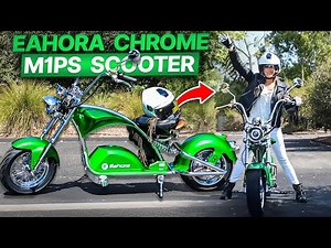 Eahora Chrome M1PS Scooter | Electric Chopper Review | Best Electric Motorcycle
