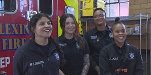 Lexington Fire marks historic milestone with first all-female ambulance crew