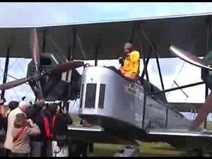 vickers vimy atlantic reenactment flight.Steve Fossett & Mark Rebholz