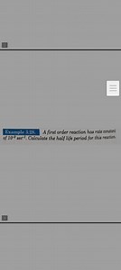 2Example 3.28. A first order reaction has rate constant of 10... | Filo