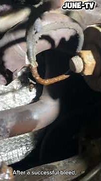 Toyota tundra 2007- Trick to Remove Rusted Brake line and fixing it