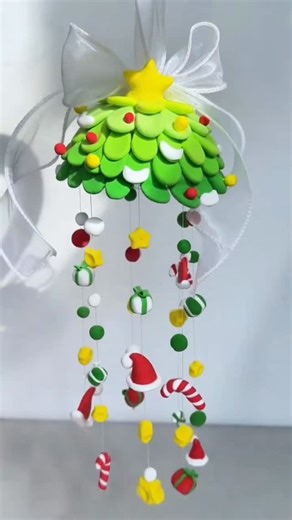 The ClayWhisperer on Instagram: "Christmas wind chimes are here 🎄🔔! . #diy #dıy #handmade #handcrafted #clay #craft #creation #decoration #clayartwork #artist #art #diycraft #christmas #magic #diymagic #cute #cutecrafts #sweet #sweetcreation #beautiful #craftlove #mini #miniature #miniart #healing #magic #gifts #christmasiscoming #christmasdecor #chimes"