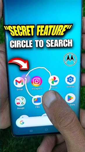 🤯"CIRCLE TO SEARCH" in Motorola Phones #motorolaedge50fusion #shorts