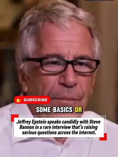 A rare and controversial interview between Jeffrey Epstein and Steve Bannon has resurfaced, sparking intense online debate. The resurfaced footage is raising new questions and reigniting global discussions around power, politics, and accountability. Watch this breaking news YouTube Short and stay informed with the latest global updates. 👍 Like | 🔁 Share | 🔔 Subscribe for real-time world news. #jeffreyepstein #stevebannon #breakingnews #worldnews #viralshorts