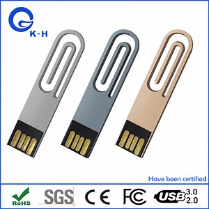 [Hot Item] Super High-Speed Metal USB Flash Driver 16GB Paper Clip Design
