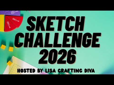 Make a gatefold card with me #sketchchalleneg2026 hosted by ‪@craftingdiva‬