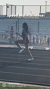 3.9K views · 138 reactions | This drill allows for the athlete to become accustomed to the movement patterns, posture, and body positions in the speed maintenance phase. Focus: ✅efficient arm carriage that correlates with the frequency of the legs ✅Maintaining a neutral pelvic tilt with a more frontside mechanics. ✅Shorter ground contact (popping off the track). | Fast University | Facebook