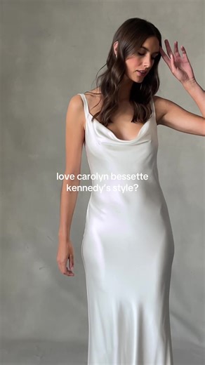 The Dreamiest Silk Slip Inspired by Carolyn Bessette Kennedy