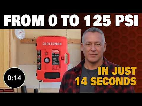 Craftsman Wall Mount Air Compressor | Why it Has a Permanent Home in my Shop