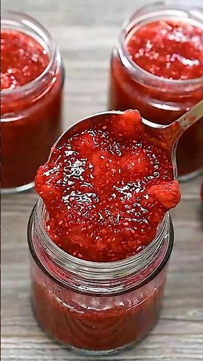 Easy Strawberry Jam (No Sugar Added) 🍓✨