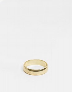 Icon Brand band ring in gold | ASOS