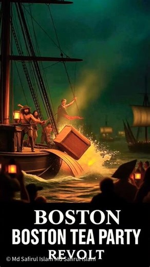 Why Americans Threw Tea Into the Ocean? 🤯 | Boston Tea Party