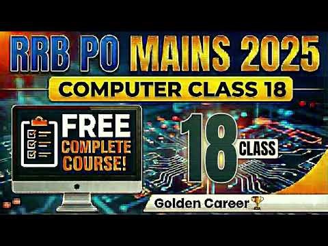 RRB PO Mains Computer Awareness Class 18 | Number System & Memory Units