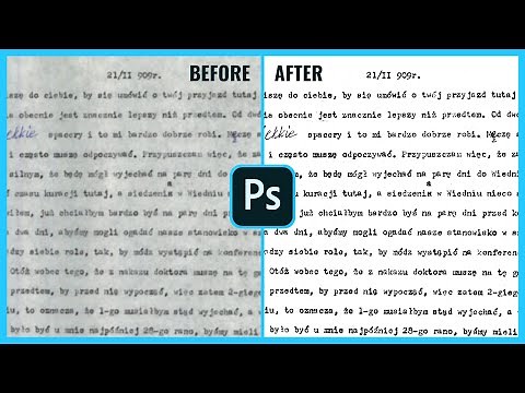 How to Fix Blurry Text Document in Photoshop