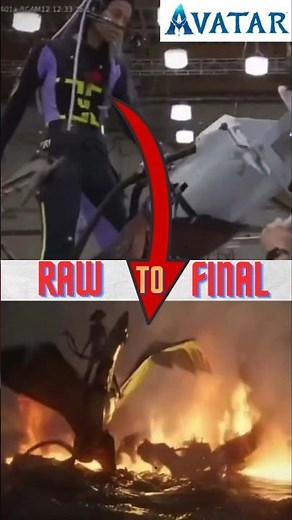 Avarar 2 Before vs After VFX Magic