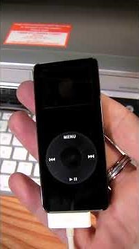 Restoring a 2005 iPod Nano 1st Gen with iTunes #ipodnano #ipod #retrotech