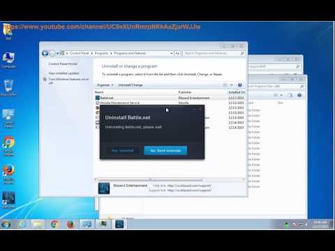 How to Uninstall World of Warcraft (WOW) on Windows 10/7?