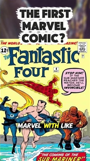 Lets talk about the FIRST Marvel comic