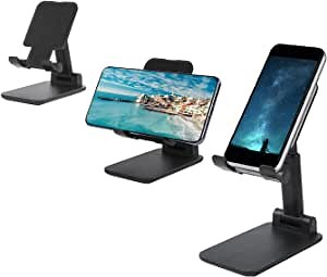 TONDAZHIYO Foldable Cell Phone Stand Holder.Cell Phone Holder for Desk.Phone Dock.Holder.Cradle.Stand for Office Desk.Mobile Phone Holder.Phone Stand for Desk.