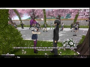 Monday Morning event voiced! (done with AI) || Yandere Simulator Mod || Kizana Week Mod