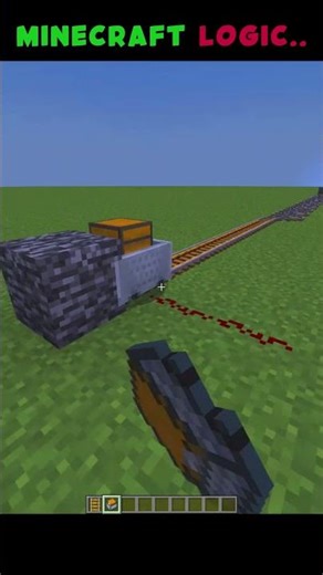 You’ve Been Using Rails Wrong…🤣#minecraft#minecraftshorts#rail#minecraftlogic#redstone#gaming#shorts