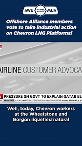 Chevron members have spoken - and they're ready to fight. The Offshore Alliance has served Chevron with protected action notices starting the 7th of September. Members are intending to take over 20 different types of industrial action in the coming weeks, including work bans and stoppages. Our members work hard and deserve an agreement with industry standard wages and conditions. Read the full story here: https://go.awu.net.au/Chevron-PIA | AWU - Australian Workers' Union