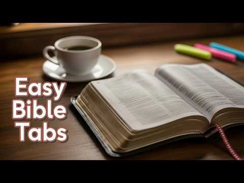 Bible Tabs Done Right | Straight, Secure, and Perfect