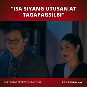 1.1M views · 10K reactions | #LiletMatiasAttorneyAtLaw #Highlights: Mas nakakahanga ang layo ng narating mo, Atty. Lilet! 'Wag kang mahiya sa pinanggalingan mo! 珞  Lilet Matias, Attorney-At-Law Episode 50 | May 14, 2024 #LMAALAmoAtKasambahay | GMA Network | Facebook
