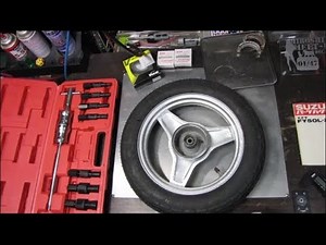 ４０年放置のバイクをレストア その２０ フロントのブレーキはともかくホイールベアリングは強敵だった （Restoration part20 of the motorcycle）